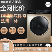 Haier Haier EG10012HB509G 10kg frequency conversion drum washing machine automatic washing and drying integrated