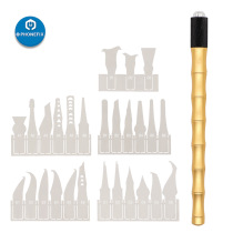 Practical 28 all-in-one mobile phone repair crowbar chip cutting edge offset cpu unpacking chip blade Blade Motherboard Dismantling and Divine Instrumental Sleeve