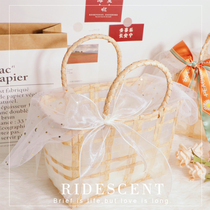 The companion gift girl bridesmaid high - end practical atmospheric handbag basket sister group in the wind network red 2022 new