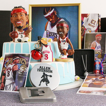 Iverson Cosbys puppet-swing piece model jersey key button photo frame basketball star couple gifts to send boyfriend