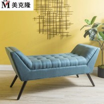 American Fabric bed tailstool Guido Stool Bedroom Bed Front Dressing Stool Cloister room stool Stool Changing stool Stool Down-to-earth