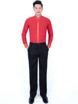 Suit men Latin dance square dance national standard dance ballroom dance modern dance uniform competition performance costume dance suit dance suit