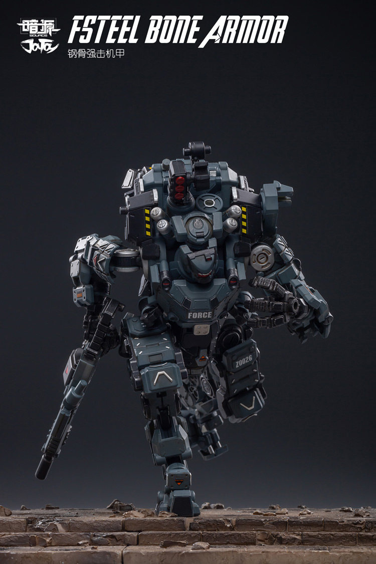 joytoy暗源 2020新款1/27钢骨h02强击机甲超可动军事机甲模型玩具