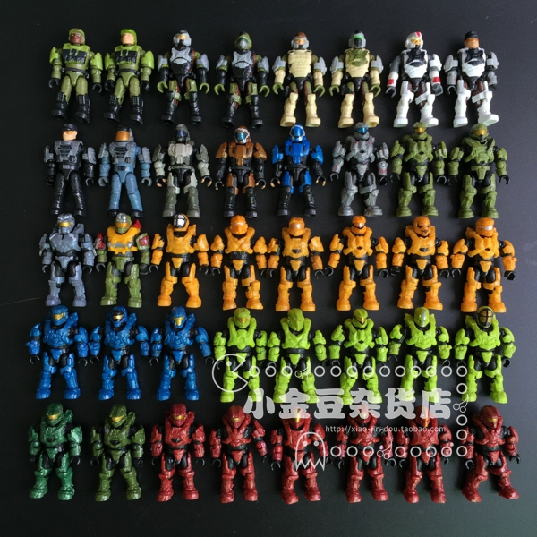 Mega construx HALO光环陆战队士官长美家宝积木人超可动人偶散货 Изображение 1 Mega construx HALO光环陆战队士官长美家宝积木人超可动人偶散货 Изображение 1