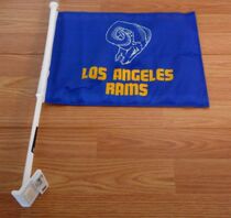 Foreign trade Louis Rams fans Car Flag NFL St Louis Rams Car Flag