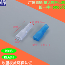 DR4 8-3 5 insulated terminal sheath 4 8 sheath aperture 3 5 in-line harness plug spring soft sheath