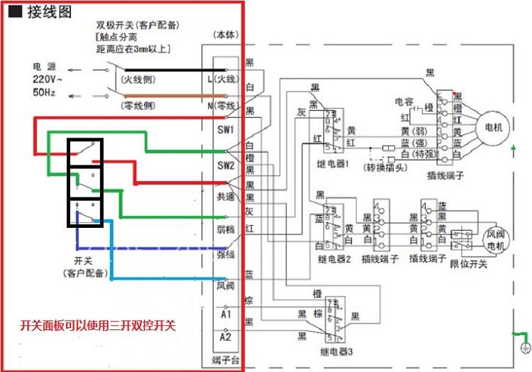 松下新风系统 pm25家用全热交换器fy