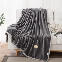 Small blanket office single blanket air conditioning lunch break quilt coral velvet blanket nap male cap leg female thin winter