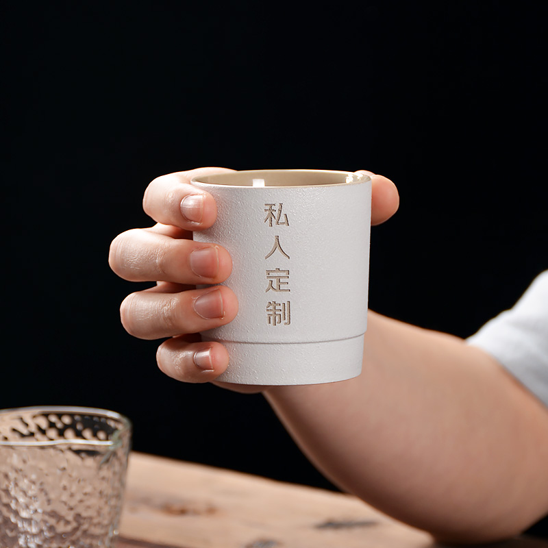 Small sample tea cup kung fu tea bowl ceramic tea masters cup over private custom name engraved words