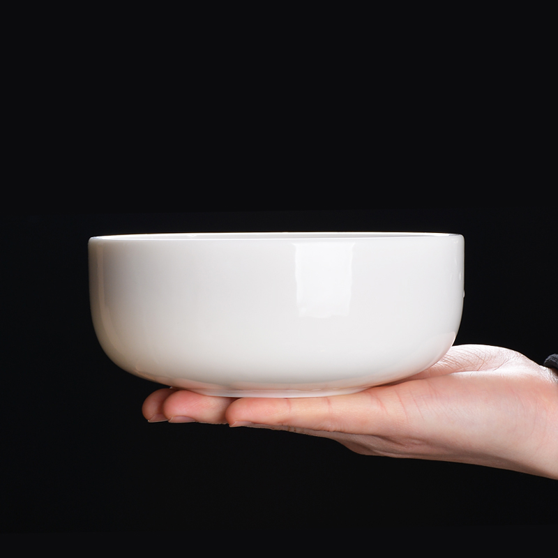 Thousand from jade porcelain tea in hot wash to large household dehua white porcelain kung fu tea accessories cylinder for wash cup for wash water jar