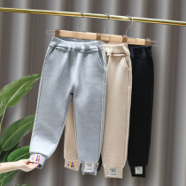Childrens casual pants 2021 Autumn New Korean version of small children casual Joker trousers children foreign sports pants