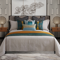 Soft fit fit fashion multiple sets of beds bedding New Chinese style plates Multi-piece beds Bed Goods Hotel Villa Sofas