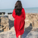 Sunscreen women's long sleeve medium long 2020 new summer super immortal air hooded loose fairy thin outer Pullover Sunscreen women's long sleeve medium long 2020 new summer super immortal air hooded loose fairy thin outer Pullover