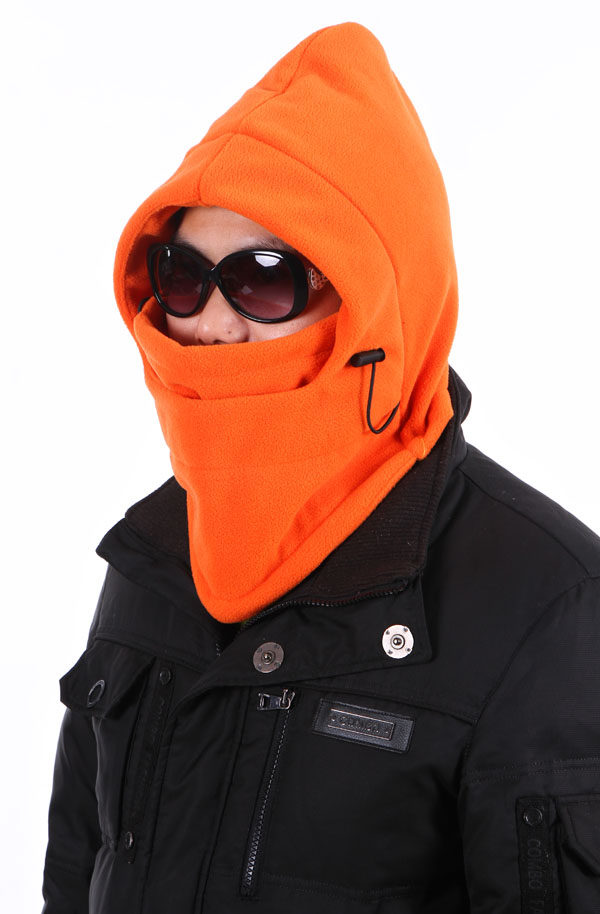 户外运动风雪帽风沙帽登山帽 多功能韩版秋冬新款套头帽子