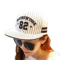 Hat female baseball cap Parent-child hat Men and women flat along sunscreen visor travel hip hop 82 hat female summer baseball cap