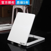 Square square thickened PP urea-formaldehyde resin slow-down toilet cover Universal toilet cover Old-fashioned toilet cover toilet board