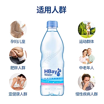 HBay纽湾新西兰进口矿泉水小瓶[40元优惠券]-寻折猪