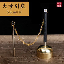 Buddhas large number of telescopic guide stones to lead Qingchun pure copper alloy copper exhausted with long handle Buddha usages for the study of Buddhist schoolwork supplies