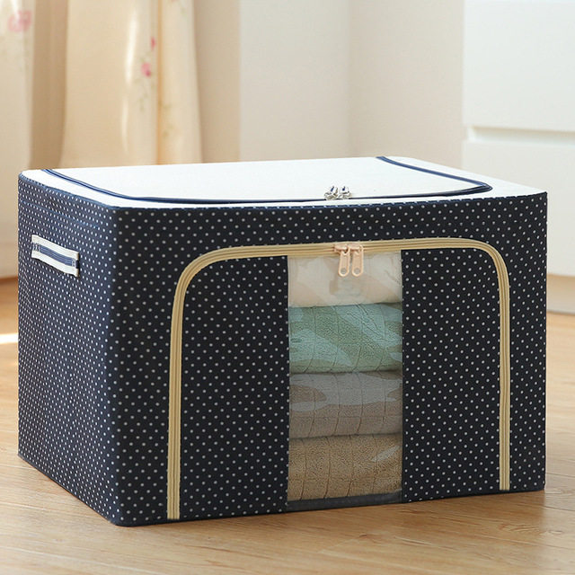 Storage box extra large quilt clothing folding storage box fabric finishing box storage box storage bag Oxford cloth Storage box extra large quilt clothing folding storage box fabric finishing box storage box storage bag Oxford cloth