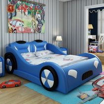Childrens bed Boys single bed 1 5m car bed Childrens bed with guardrail children cartoon sports car cartoon bed