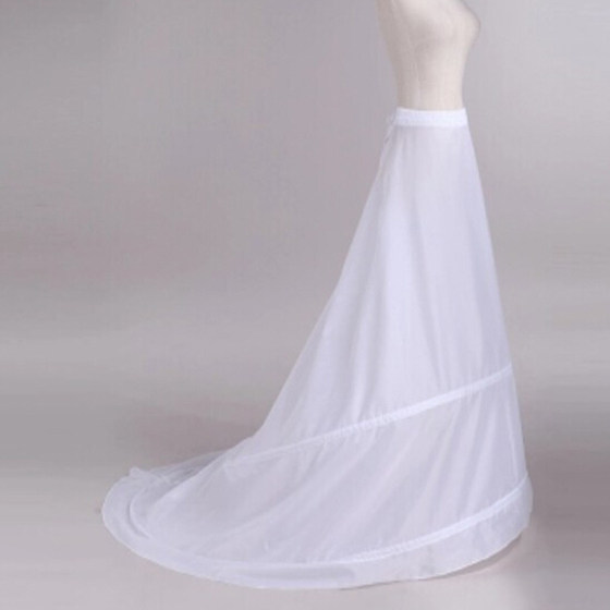 웨딩 드레스 테일 스커트 지원, 원사가없는 꼬리 치마 지지대, 이중 강철 탄성 허리, 2 링 피쉬 테일 페티코트 웨딩 액세서리 웨딩 드레스 테일 스커트 지원, 원사가없는 꼬리 치마 지지대, 이중 강철 탄성 허리, 2 링 피쉬 테일 페티코트 웨딩 액세서리