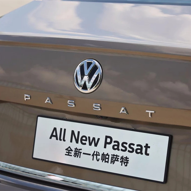 大众帕萨特字母贴尾标后车尾车标改装新款英文装饰贴passat车标贴