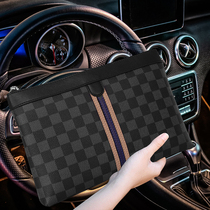 QUQ mens handbag leather 2021 New Business Leisure tide bag wallet wrist bag envelope handbag