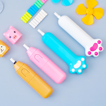 Creative cat claw electric eraser three-piece set of art highlight sketch primary school stationery practical prizes