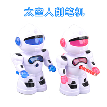 Creative pencil sharpener students use astronaut pencil sharpener automatic robot pen knife hand cranked practical stationery
