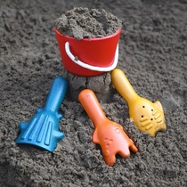 Spot Thai Plantoys wooden beach toys play sand tools sand bucket shovel mold play water parent-child game