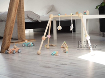 Spot Thai Plantoys new macaron series newborn baby rattle bed Bell fitness frame