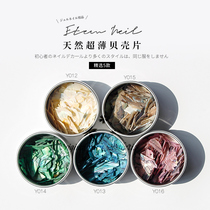Shell pieces nail ultra-thin pieces diy material natural irregular imported high-grade nail decorations Japanese