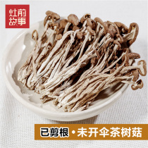 Stove front story Cut foot tea tree mushroom dried goods 250g Do not open the umbrella do not open the film Tea pay mushroom mushroom Guangchang specialty