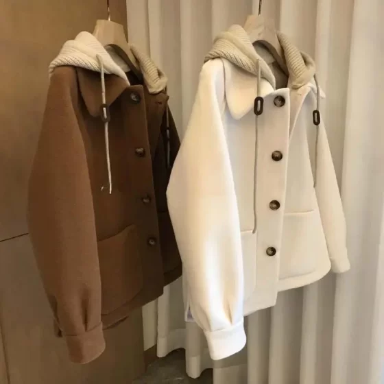 Hat hooded woolen outer set female 2024 autumn and winter new small short, short thickened high -level high -level woolen coat winter
Hat hooded woolen outer set female 2024 autumn and winter new small short, short thickened high -level high -level woolen coat winter