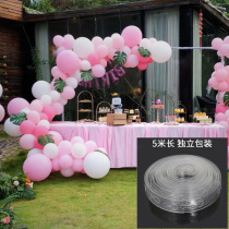 Birthday arrangement party background wall Net red irregular balloon chain tie wedding supplies wedding decoration dessert table
