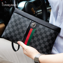 Cohnim Kevin mens clutch bag big-name clutch bag mens leather casual clutch bag mens tide brand mens clip bag