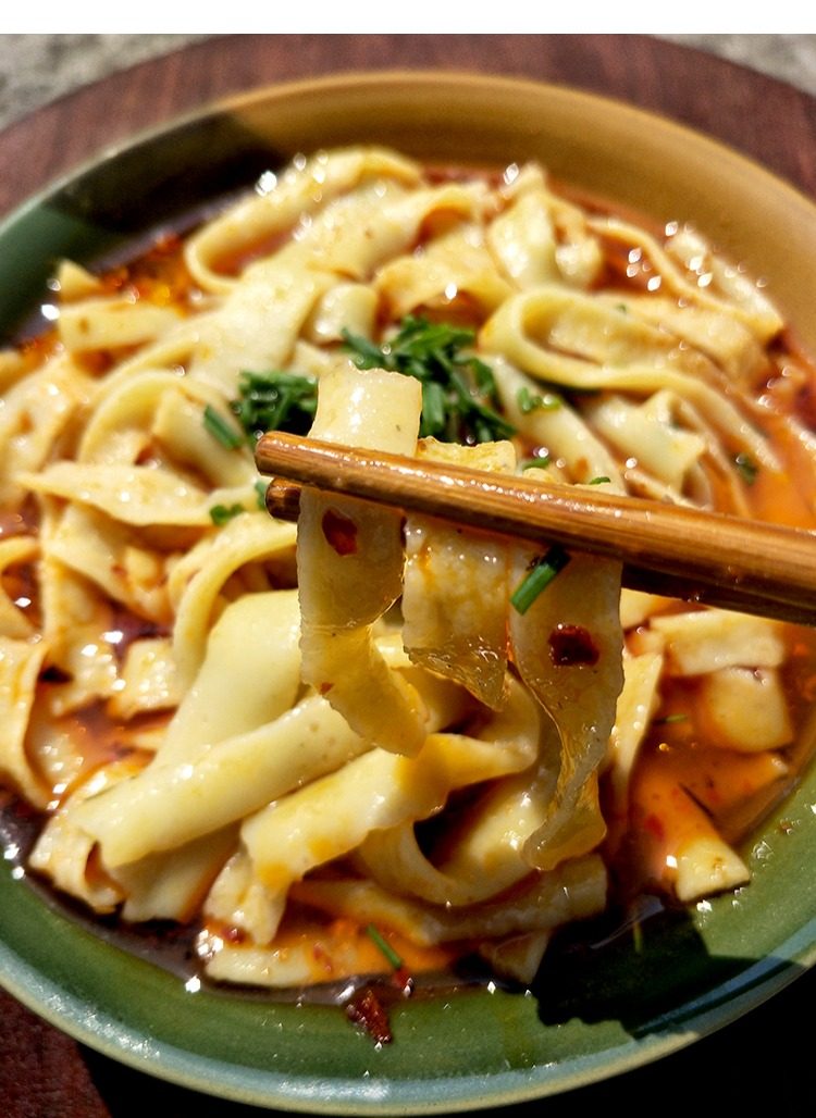 恩施来凤土家特产来凤绿豆皮农家自制绿豆皮豆丝500g面皮3斤包邮_双氙