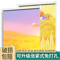 Free stiletto installation curtain shutter custom kitchen full light-shielding shade juan la-la lian shade cloth hand shade