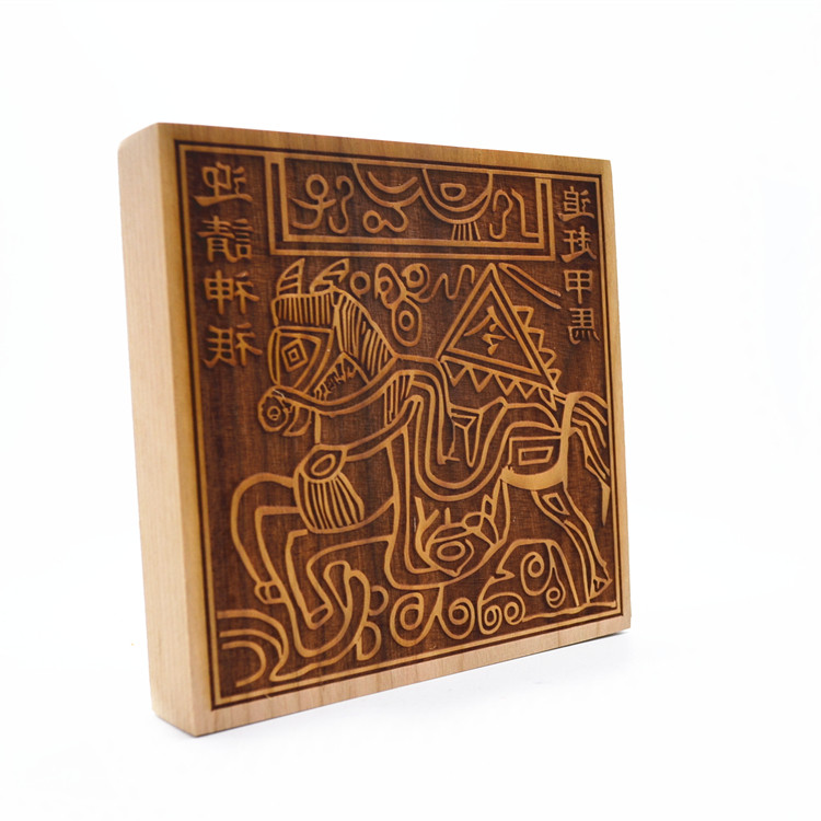 道教用品祭祀用品桃木法印令牌甲马符板印板法印纸券印 甲马符板_双氙