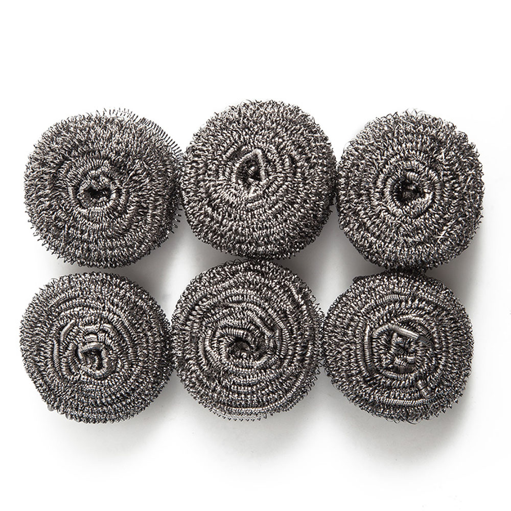 20个装钢丝球带柄不锈钢清洁球