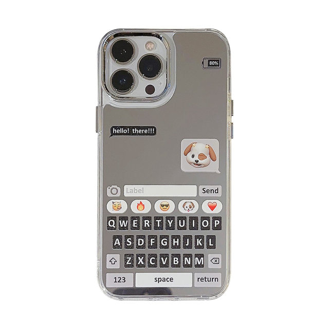 Electroplated mirror cute kitten iphone15 ເຫມາະກັບ 14 promax apple phone case 12 soft cute 11 set 13