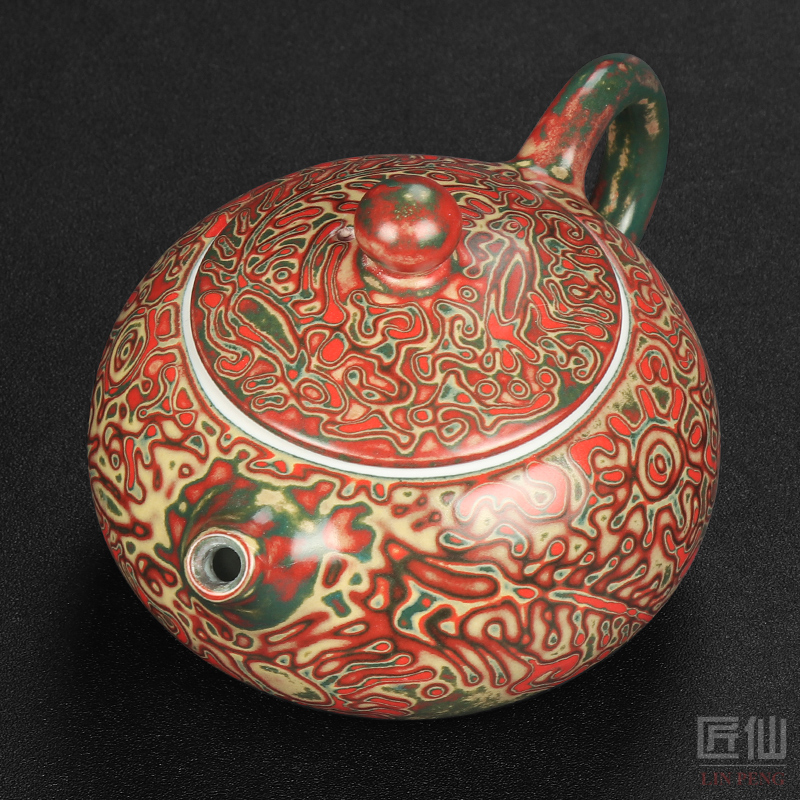 Artisan fairy amplifier kung fu masters the teapot single pot of tea ware ceramic creative household retro points small capacity of the teapot
