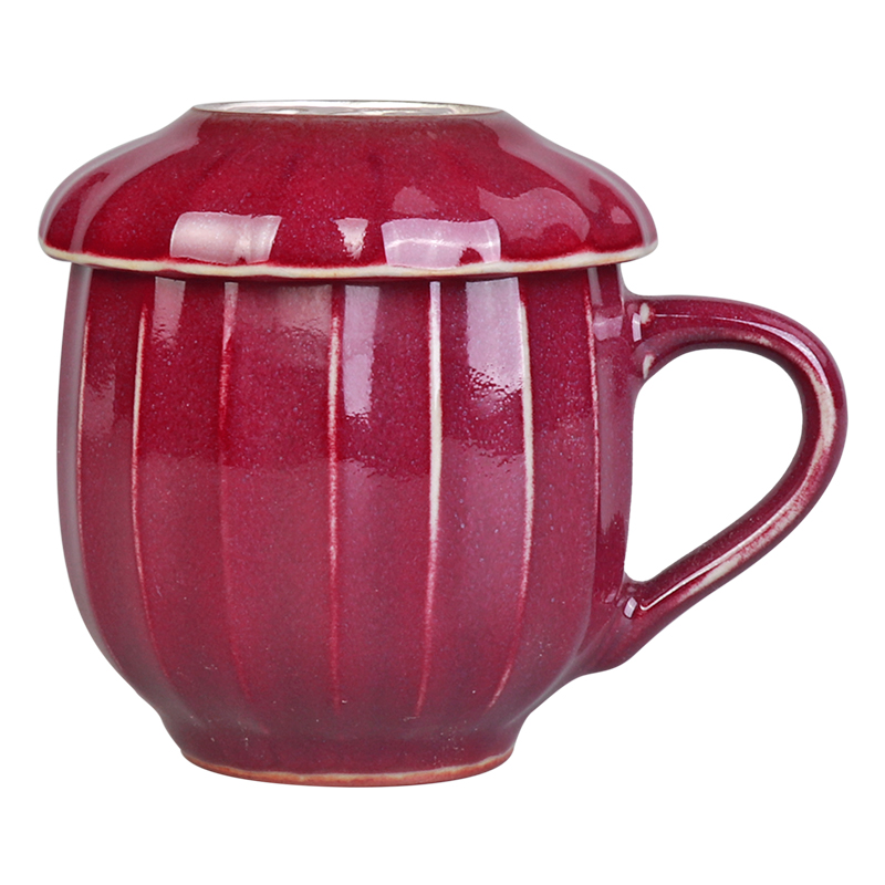 Checking out silver cup 999 sterling silver, ceramic filter with cover the tank tea cup large capacity from the office