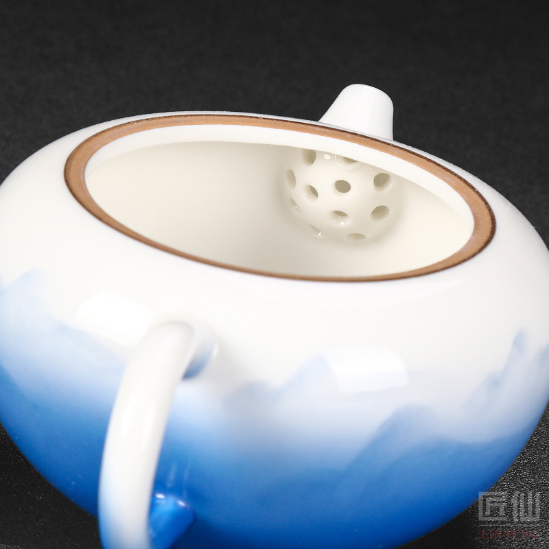 Artisan fairy to crack a pot of pure hand - made ceramic fourth household contracted is suing portable travel tea set