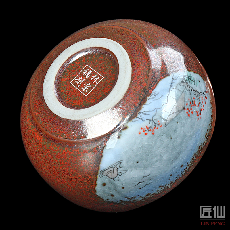 Jingdezhen hand - made of ceramic cups a single tea master cup single cup home of kung fu tea set variable sample tea cup