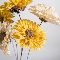 Dry Flower Bouquet Sunflower Dry Flowers Real Flowers Decoration Evergreen Flowers Living Room Natural Simulation Sunflower Emulation Flowers On The Ground Floor