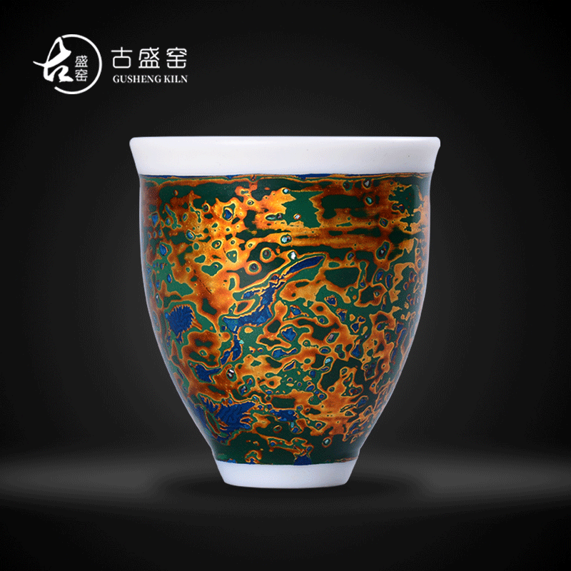 The ancient Chinese lacquer manual lacquer dehua white porcelain up new xiangyun natual creative kung fu master cup single CPU orphan works