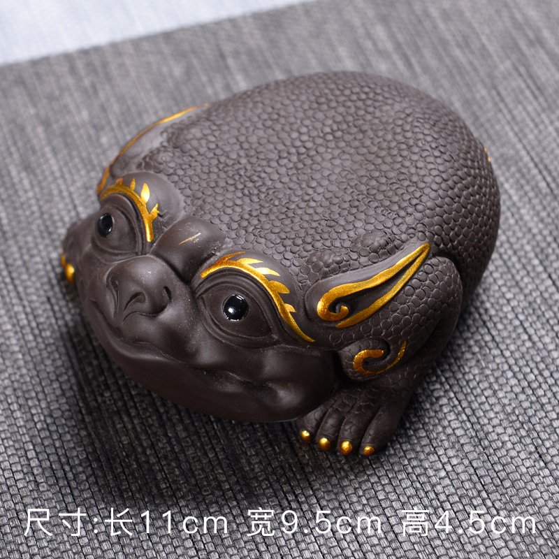 Elder brother up spoil furnishing articles purple dragon turtle tea to raise creative toad tea tea tea tray tea accessories accessories play your up