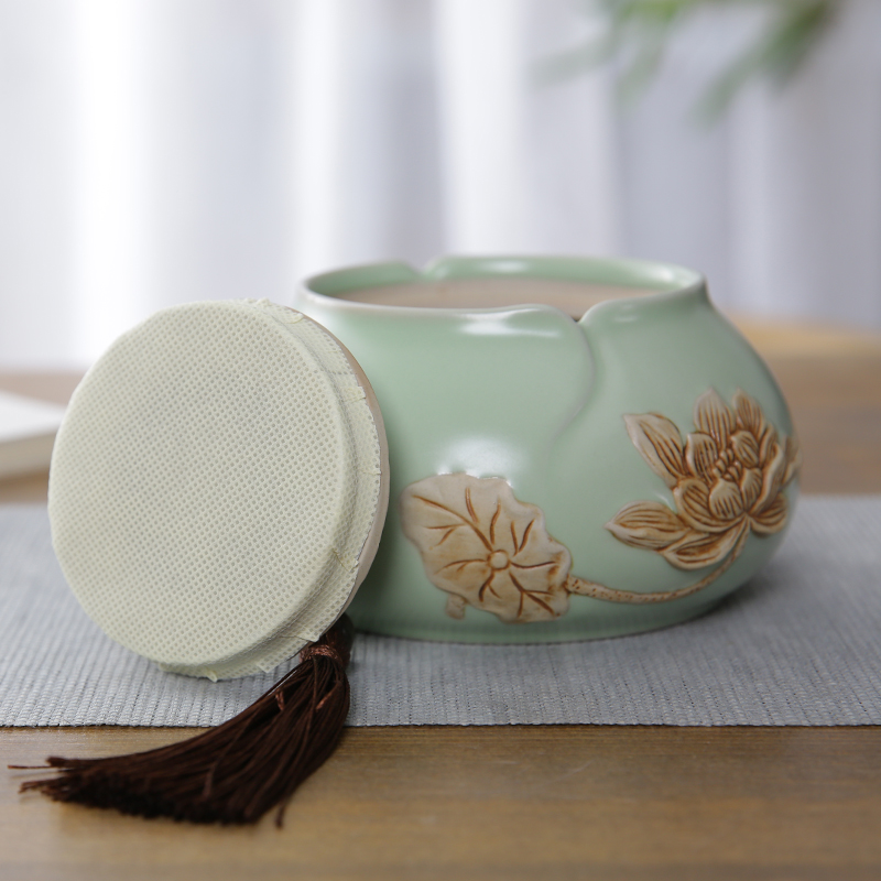 Small ceramic pot put POTS with violet arenaceous caddy fixings tea caddy fixings tea tea box sealed as cans of tea boxes