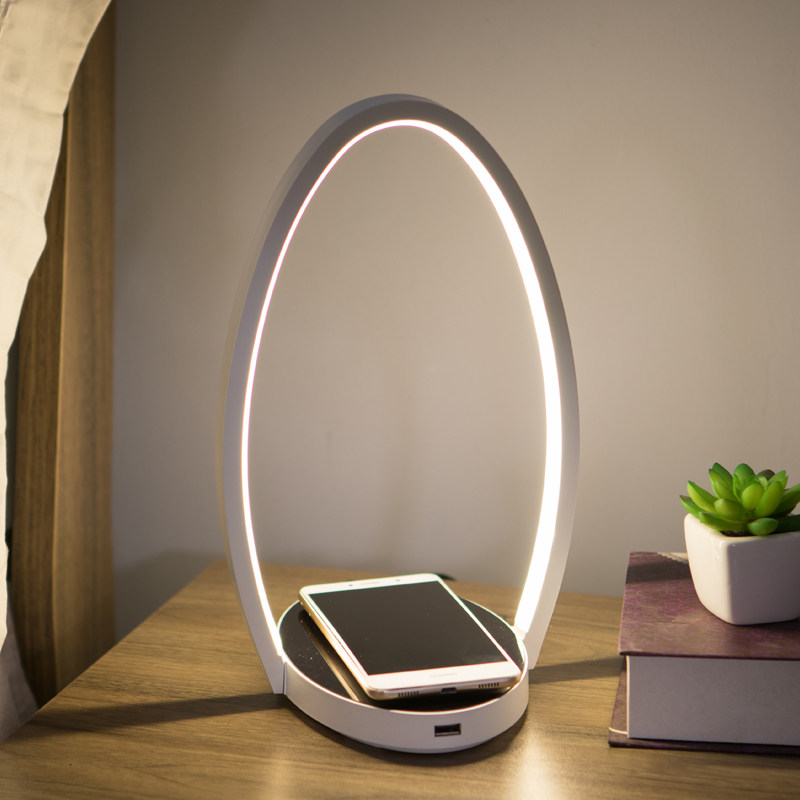 智能语音声控台灯主卧室床头灯